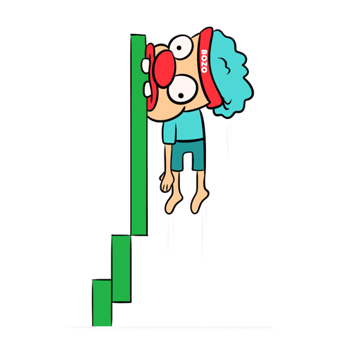 illustration of a safe shaped character counting dollar bills